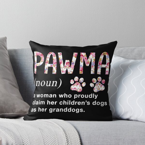 Item preview, Floral Art Pawma Noun Definition Mama Grandma Dog Lovers designed and sold by DerryReinhard.