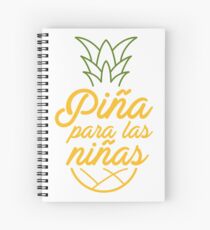 Cuaderno de espiral Piña para las niñas
