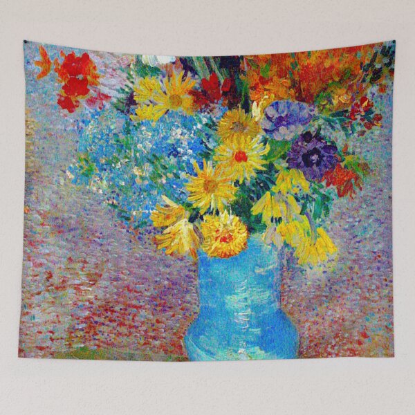 Item preview, Flowers in a Blue Vase - Vincent van Gogh designed and sold by SimpleJoyStyle.