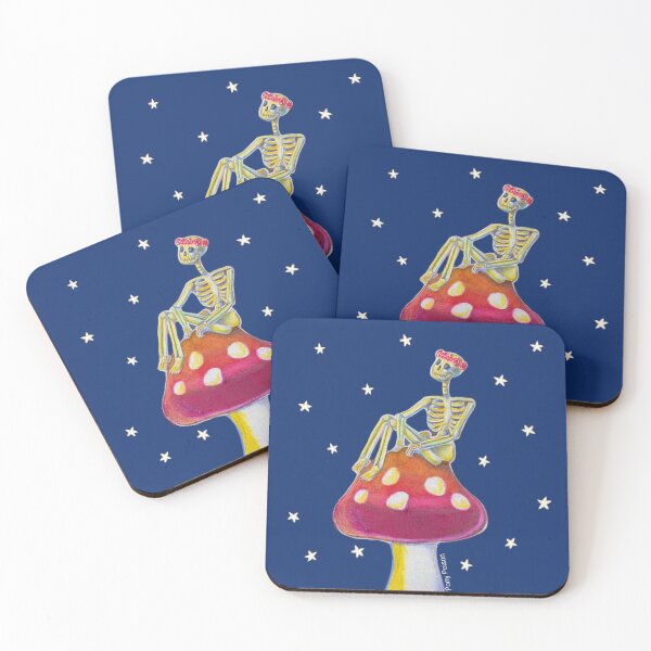 Item preview, Starry MUshroom Skelly designed and sold by PonyPoison.