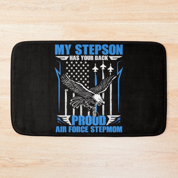Item preview, My Stepson Has Your Back Proud Air Force Stepmom designed and sold by Digital Story Time.