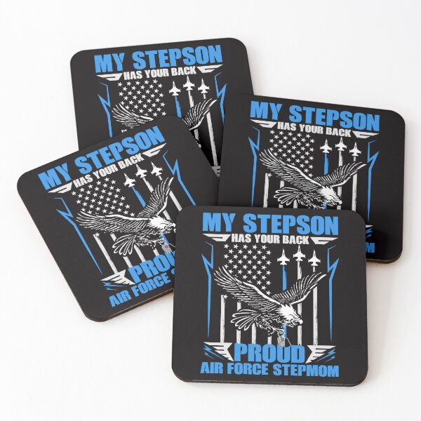 Item preview, My Stepson Has Your Back Proud Air Force Stepmom designed and sold by Digital Story Time.