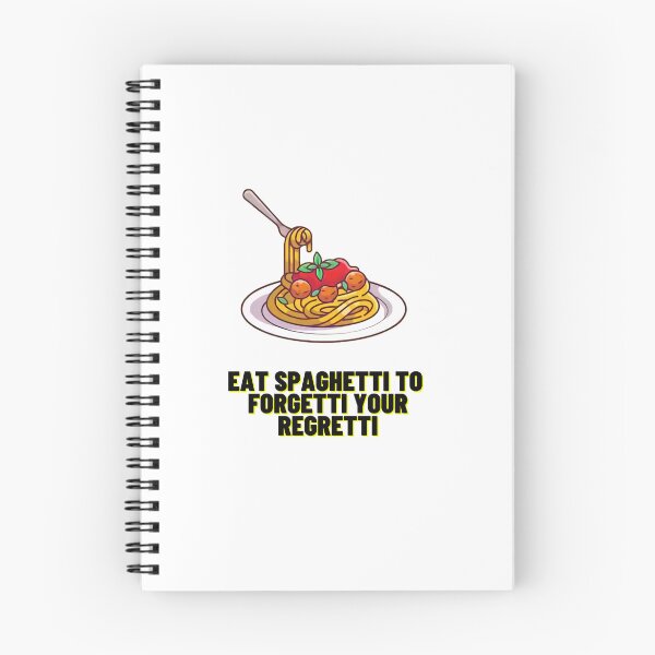 Item preview, eat spaghetti to forgetti your regretti Classic Tshirt designed and sold by Georgekz.