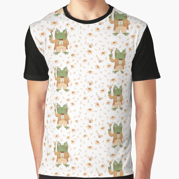Seamless pattern. Frog and Bees Graphic T-Shirt