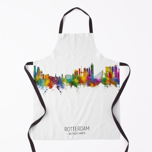 Item preview, Rotterdam The Netherlands Skyline designed and sold by ArtPrints.