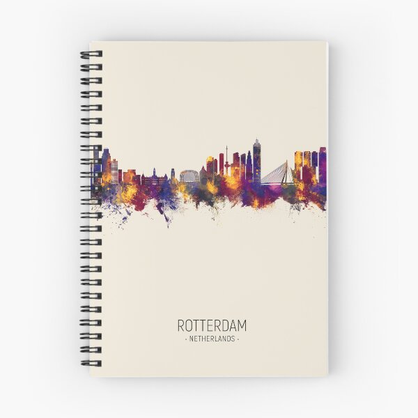 Item preview, Rotterdam The Netherlands Skyline designed and sold by ArtPrints.