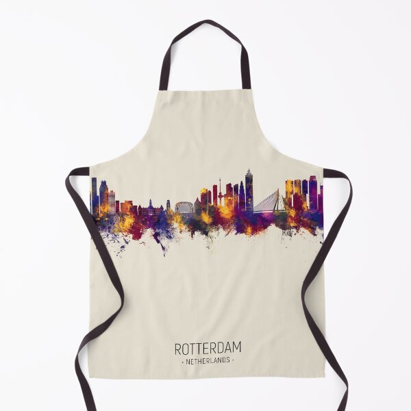 Item preview, Rotterdam The Netherlands Skyline designed and sold by ArtPrints.