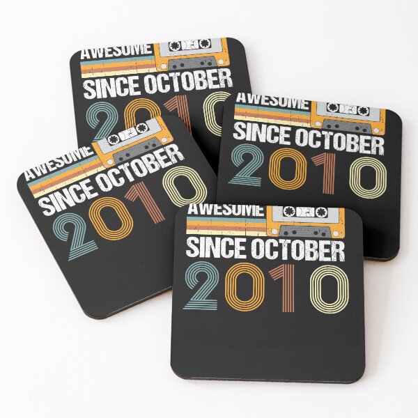 Item preview, Awesome Since October 2010 | 12th Birthday | Vintage October 2010 designed and sold by AMINE  ★★★★★.