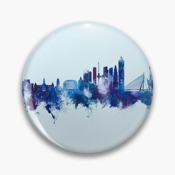 Artikelvorschau, Rotterdam The Netherlands Skyline entworfen und verkauft von ArtPrints.