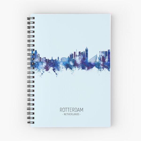 Item preview, Rotterdam The Netherlands Skyline designed and sold by ArtPrints.
