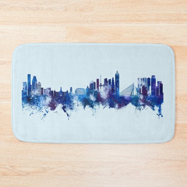 Item preview, Rotterdam The Netherlands Skyline designed and sold by ArtPrints.