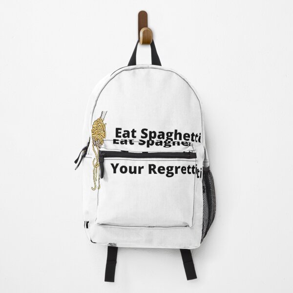 Item preview, eat spaghetti to forgetti your regretti foof funny designed and sold by Georgekz.