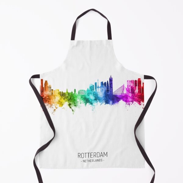Item preview, Rotterdam The Netherlands Skyline designed and sold by ArtPrints.