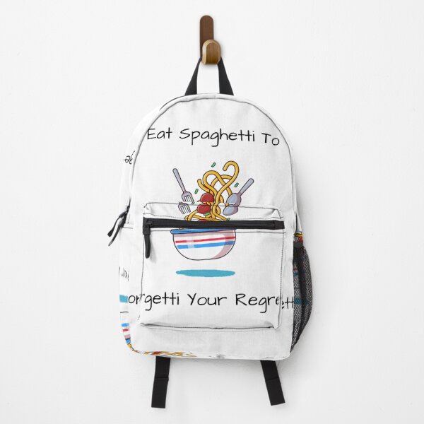 Item preview, eat spaghetti to forgetti your regretti funny foodie designed and sold by Georgekz.