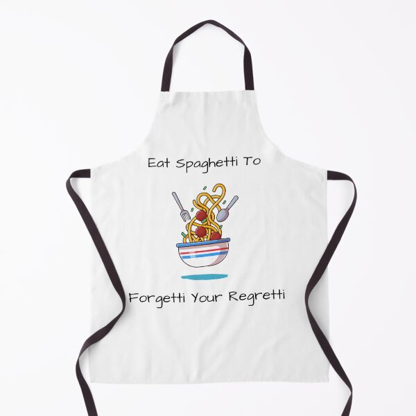 Item preview, eat spaghetti to forgetti your regretti funny foodie designed and sold by Georgekz.
