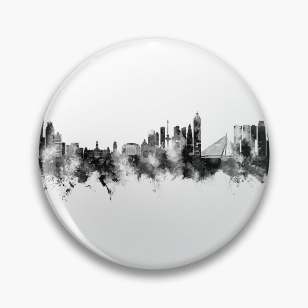 Artikelvorschau, Rotterdam The Netherlands Skyline entworfen und verkauft von ArtPrints.