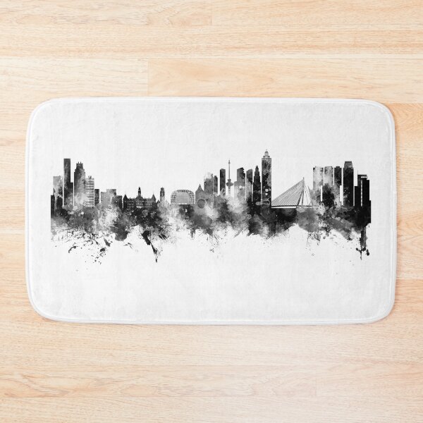 Item preview, Rotterdam The Netherlands Skyline designed and sold by ArtPrints.