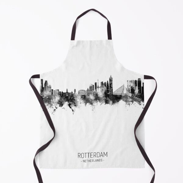 Aperçu de l'œuvre Rotterdam The Netherlands Skyline créée et vendue par ArtPrints.