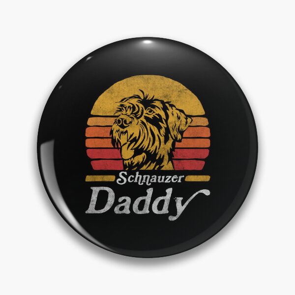 Item preview, Retro Vintage Giant Schnauzer Daddy designed and sold by More Cute Dogs.