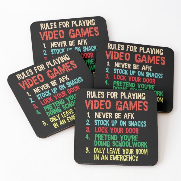 Item preview, Funny Gamer Boys Teens Saying Rules For Playing Video Games designed and sold by RichardxBen.