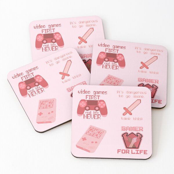 Item preview, GAMER Variety Pack Pink designed and sold by everything4eva.