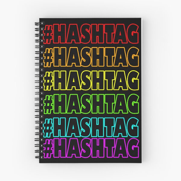 Item preview, #HASHTAG RAINBOW COLOURS TEXT designed and sold by UJ7777.