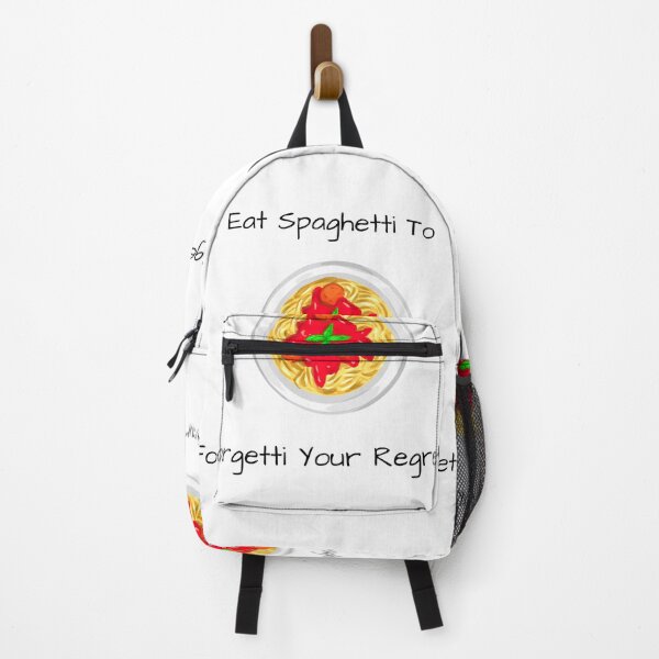 Item preview, eat spaghetti to forgetti your regretti funny foodie designed and sold by Georgekz.