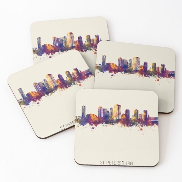 Item preview, St Petersburg Florida Skyline designed and sold by ArtPrints.
