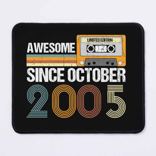 Item preview, Awesome Since October 2005 | 17th Birthday | Vintage October 2005 designed and sold by AMINE  ★★★★★.