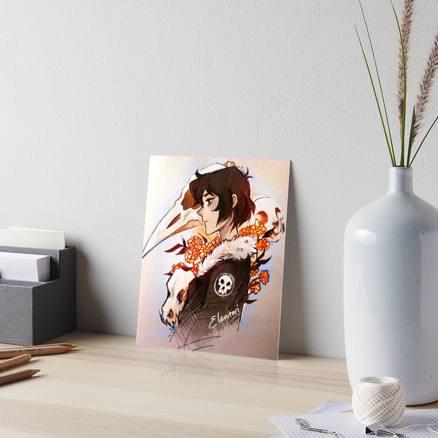 Flowers for the Dead Art Board Print
