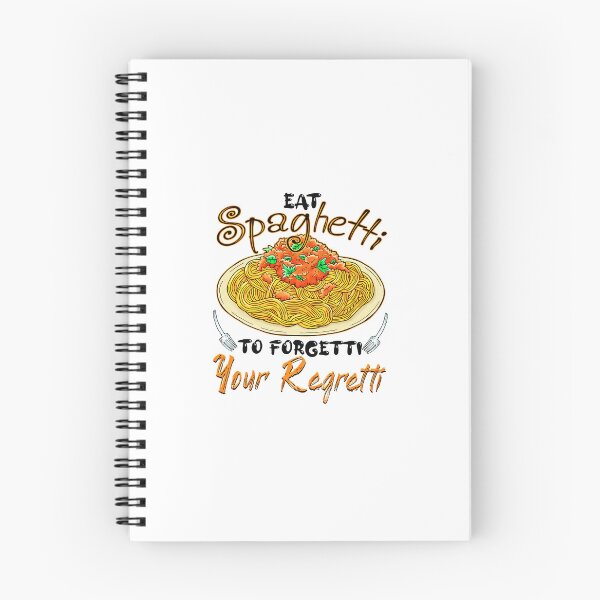 Item preview, eat spaghetti to forgetti your regretti foof funny designed and sold by Georgekz.