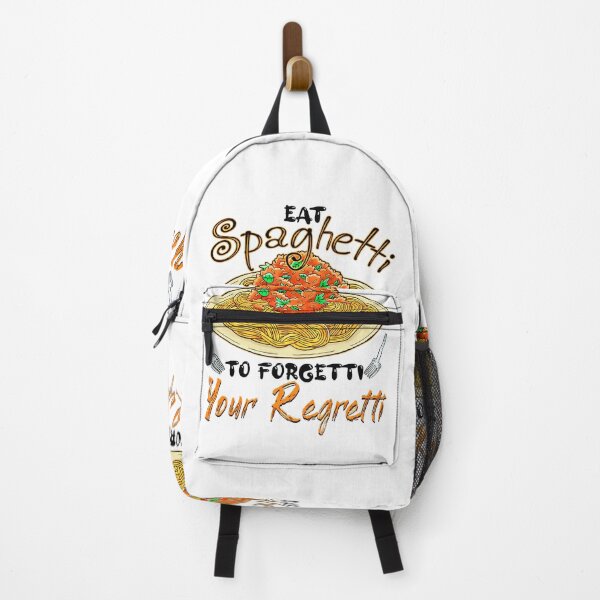 Item preview, eat spaghetti to forgetti your regretti foof funny designed and sold by Georgekz.