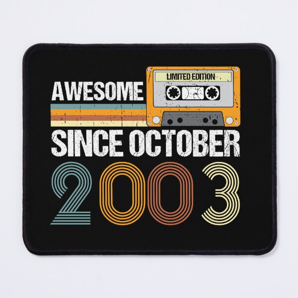 Item preview, Awesome Since October 2003 | 19th Birthday | Vintage October 2003 designed and sold by AMINE  ★★★★★.