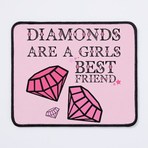 Item preview, Diamonds Are A Girls Best Friend Pink designed and sold by everything4eva.