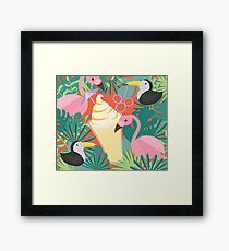 Minimalist Dole Whip Framed Print
