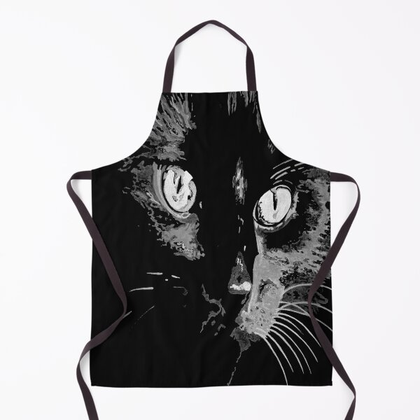 Item preview, Charcoal Artistic Black Cat Portrait designed and sold by taiche.