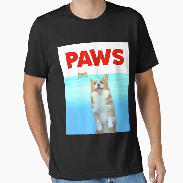 Item preview, Paws Dog Parody 80s Corgi designed and sold by SentaSchmitt.