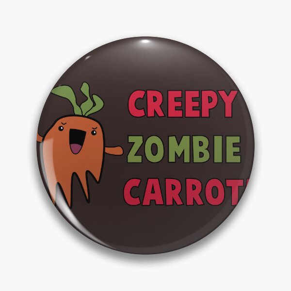 Item preview, Creepy Zombie Carrote kawaii(undead brains) designed and sold by SDDdesigns.