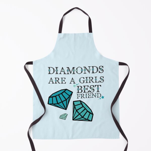 Item preview, Diamonds Are A Girls Best Friend Blue designed and sold by everything4eva.
