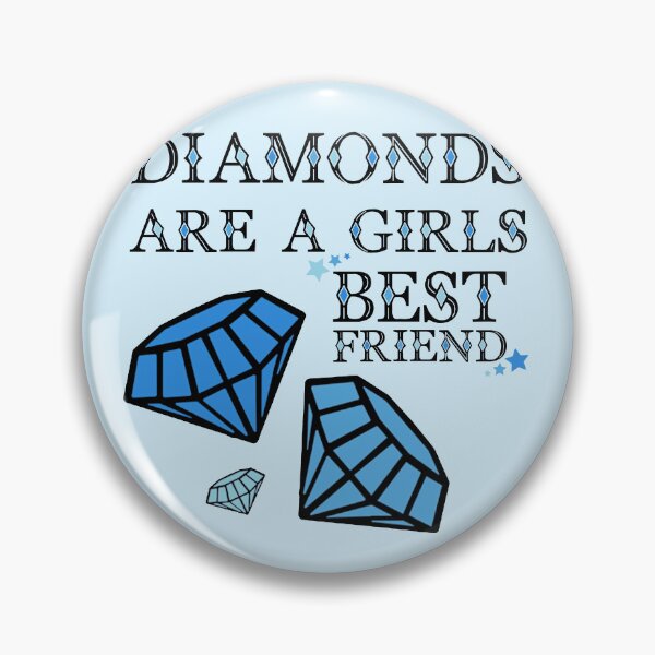 Item preview, Diamonds Are A Girls Best Friend Blue designed and sold by everything4eva.