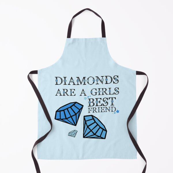 Item preview, Diamonds Are A Girls Best Friend Blue designed and sold by everything4eva.