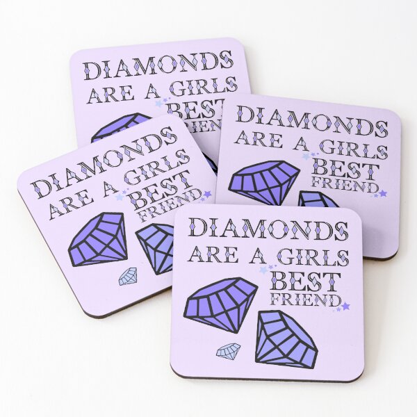 Item preview, Diamonds Are A Girls Best Friend Purple designed and sold by everything4eva.