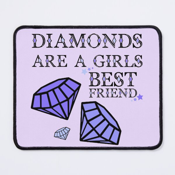 Item preview, Diamonds Are A Girls Best Friend Purple designed and sold by everything4eva.
