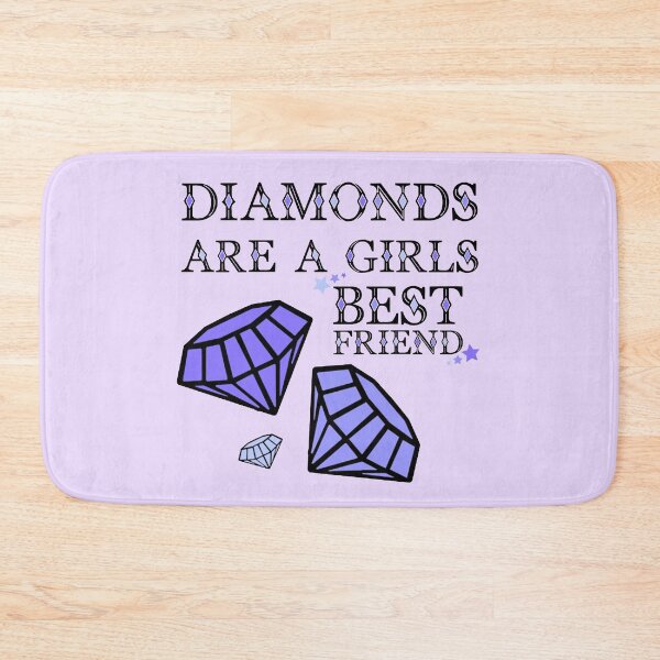 Item preview, Diamonds Are A Girls Best Friend Purple designed and sold by everything4eva.