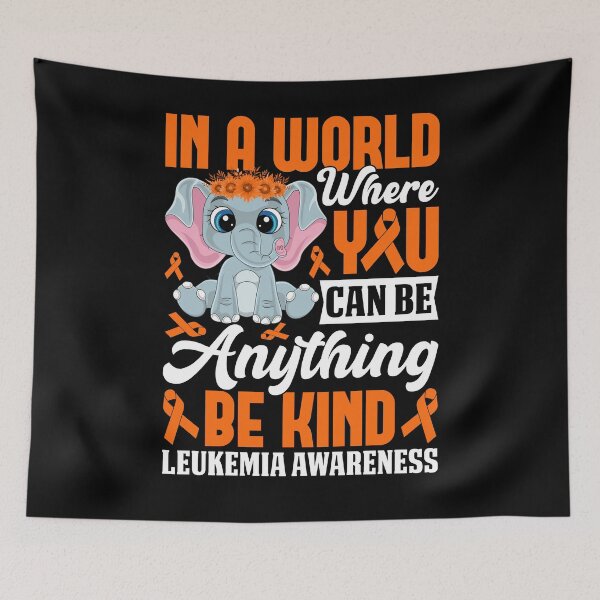 Item preview, Sunflower Elephant Be Kind Leukemia Awareness designed and sold by SherryValdez.