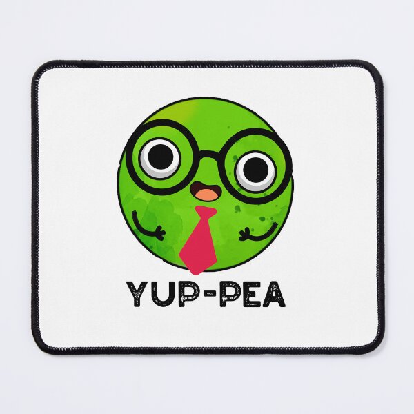 Item preview, Yup-pea Yuppie Funny Pea Puns designed and sold by punnybone.