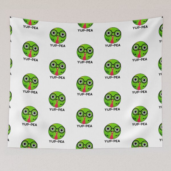 Item preview, Yup-pea Yuppie Funny Pea Puns  designed and sold by punnybone.