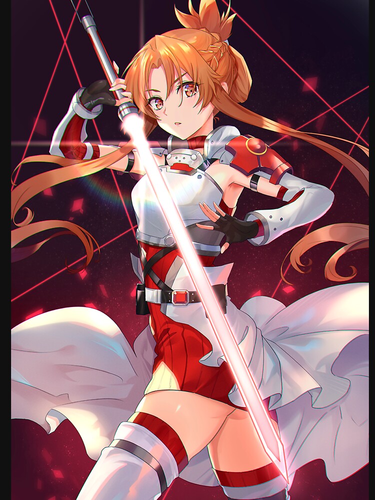 Hot Asuna Yuuki Zettai Ryouiki Tits Sword Art Online Sao Lewd Hentai Ecchi Anime Girl 2 