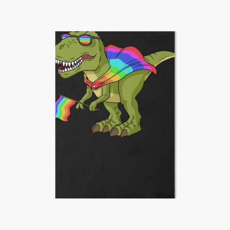 Lgbt Women Gay Pride Gifts Men Bi Lgbtq T Rex Dinosaur Pin Art Board