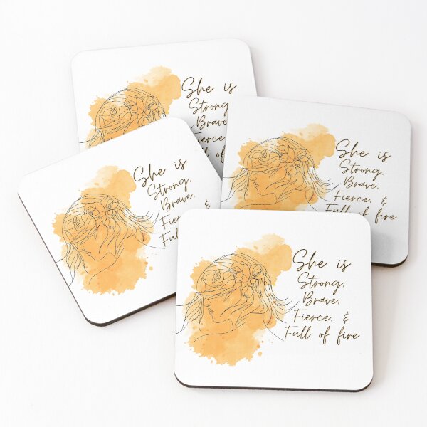Item preview, Strong, Brave, & Fierce.  designed and sold by QUOT-s.